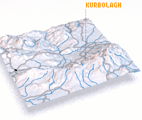 3d view of Kūr Bolāgh