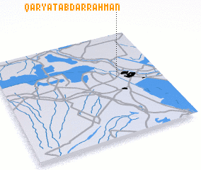 3d view of Qaryat ‘Abd ar Raḩman