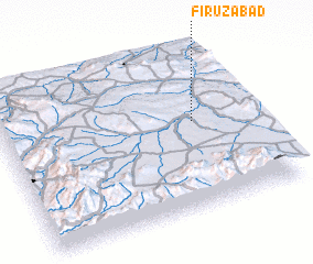 3d view of Fīrūzābād