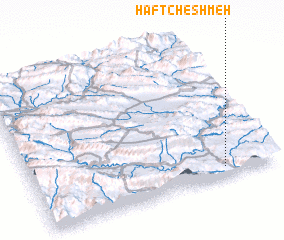 3d view of Haft Cheshmeh