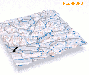 3d view of Reẕāābād