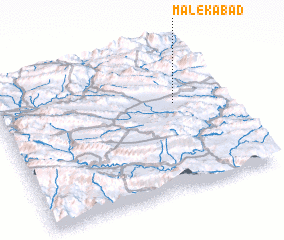 3d view of Malekābād