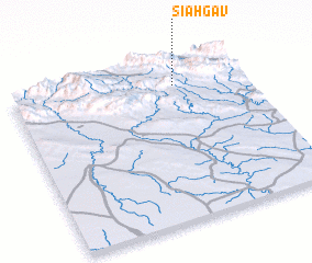 3d view of Sīāh Gāv