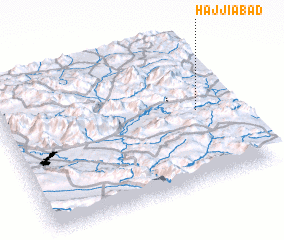 3d view of Ḩājjīābād