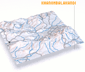 3d view of Khānom Bālā Kandī