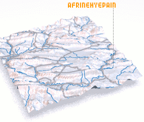 3d view of Afrīneh-ye Pāʼīn