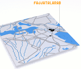 3d view of Fajjat al ‘Arab