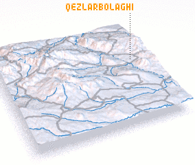 3d view of Qezlār Bolāghī