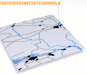 3d view of Krasnokokshaysk Yoshkar-Ola