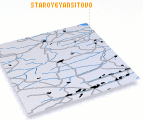 3d view of Staroye Yansitovo