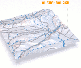 3d view of Qūsheh Bolāgh