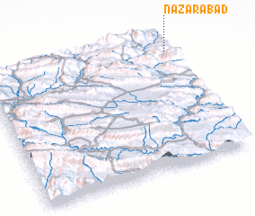 3d view of Naz̧arābād