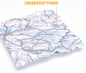 3d view of Sarāb-e Roftkhān