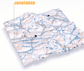 3d view of Javānābād