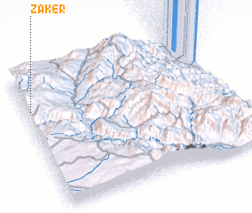 3d view of Z̄āker