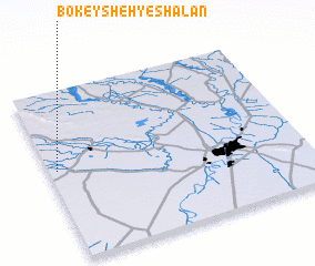 3d view of Bokeysheh-ye Sha‘lān