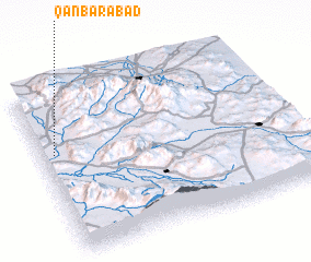 3d view of Qanbarābād