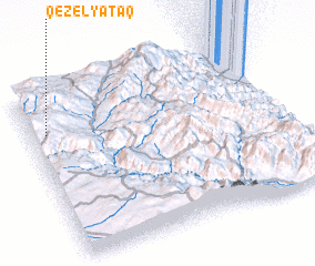 3d view of Qezel Yātāq