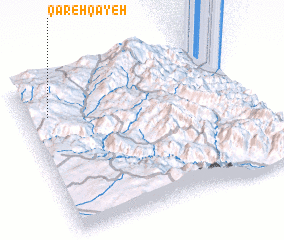 3d view of Qareh Qayeh