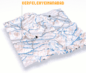 3d view of Kerfeleh-ye Īmānābād