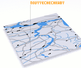 3d view of Novyye Chechkaby