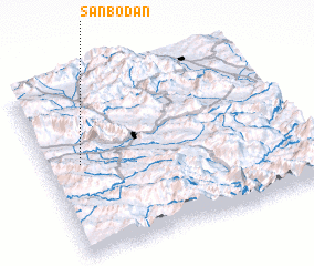 3d view of Sānbodān