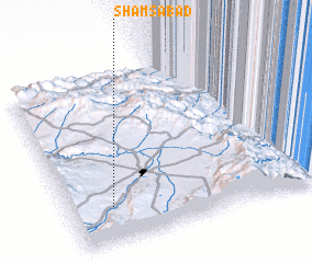 3d view of Shamsābād