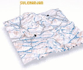 3d view of Sūl-e Marjān