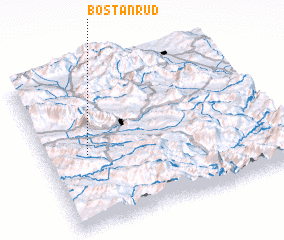 3d view of Bostānrūd