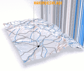 3d view of Ḩakīm Qeshlāqī