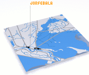 3d view of Jorf- e Bālā