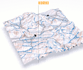 3d view of Korkī