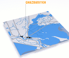 3d view of Ghaẕbānīyeh