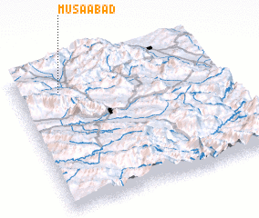 3d view of Mūsáābād