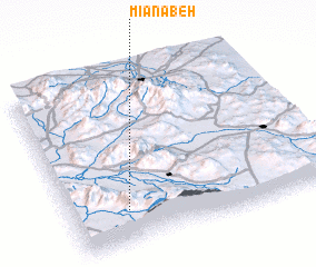 3d view of Mīānābeh