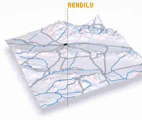 3d view of Mehdīlū