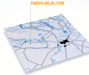 3d view of Şadr-e Jalālīyeh