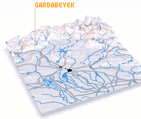 3d view of Gardāb-e Yek