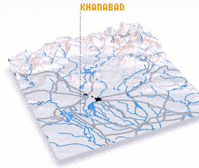 3d view of Khānābād