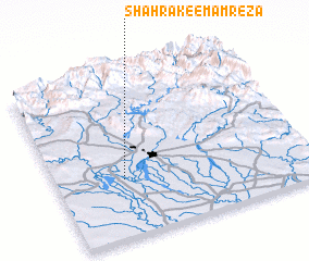 3d view of Shahrak-e Emām Reẕā