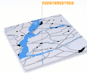 3d view of Novaya Medynka