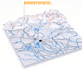 3d view of Boneh-ye Fāzel