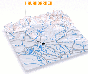 3d view of Kalak Darreh