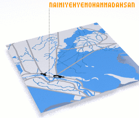 3d view of Na‘īmīyeh-ye Moḩammad Aḩsan