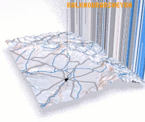 3d view of Kalkhowrān Sheykh