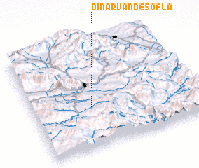 3d view of Dīnārvand-e Soflá