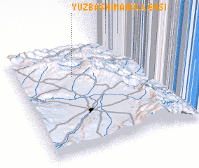 3d view of Yūzbāshī Maḩallehsī