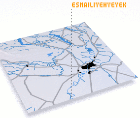 3d view of Esmā‘īlīyeh-ye Yek