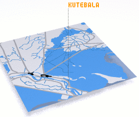 3d view of Kūt-e Bālā