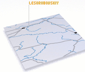 3d view of Lesorubovskiy